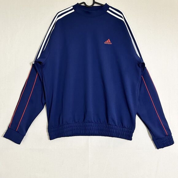 ADIDAS MEN’S USA OLYMPIC GOLF RELAXED PULLOVER SWEATER - DARK BLUE COLOR SIZE M - Picture 1 of 7